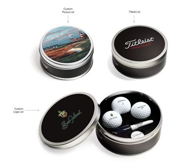 Titleist 3-Ball Tin - Choose Your Titleist Golf Ball