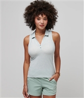 Morguard TravisMathew Womens Featherweight Active SL Polo, Heather Jade