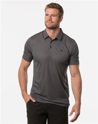 TravisMathew Two Hour Delay Polo, Heather Grey