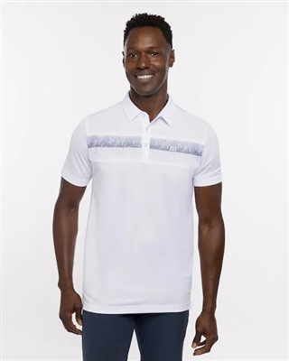 TravisMathew Men's Treasure Hunter Polo, White