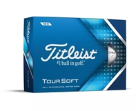 Titleist Tour Soft Custom Logo Golf Balls - White