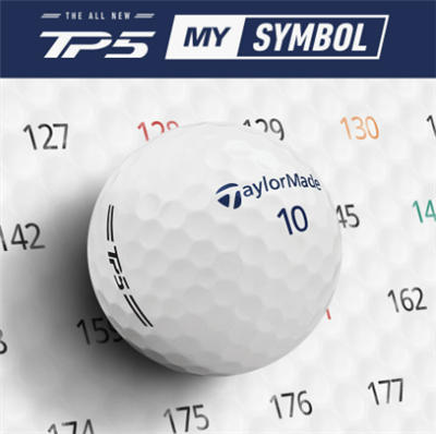 TaylorMade TP5 MYSYMBOL Custom Golf Balls