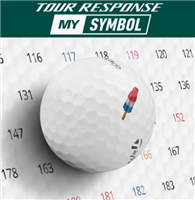 TaylorMade Tour Response MYSYMBOL Custom Golf Balls