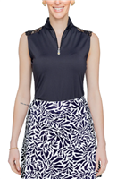 Kastel Women's Lace Sleeveless Top, Black