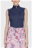 Kastel Women's Lace Sleeveless Top, Navy