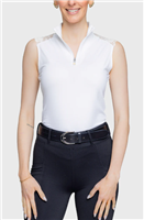 Kastel Women's Lace Sleeveless Top, White