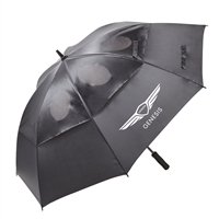 Wind Proof Custom Logo Umbrella (Black or Blue)