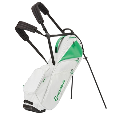 TaylorMade Flextech Lite Stand Bag, White/Green