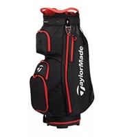 Taylormade 23 TM Pro Cart Bag, Black/Red