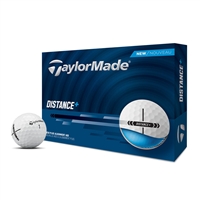 TaylorMade Distance+ Golf Balls, White