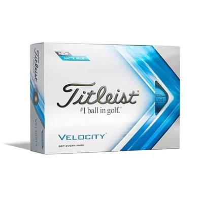 Titleist Velocity Golf Balls - Prior Generation - Blue