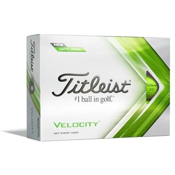 Titleist Velocity Golf Ball - Green (prior gen)