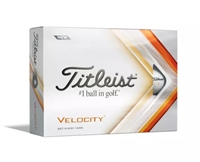 Titleist Velocity Custom Logo Golf Balls - White