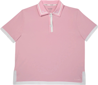 Tilley Women's Boxy Fit Polo, Pink
