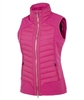 Sunice Women's Lizzie Quilted Thermal Vest with CL Logo, Very Berry