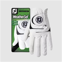 PRIOR GENERATION FootJoy Women's Weathersof Golf Glove, White/Black