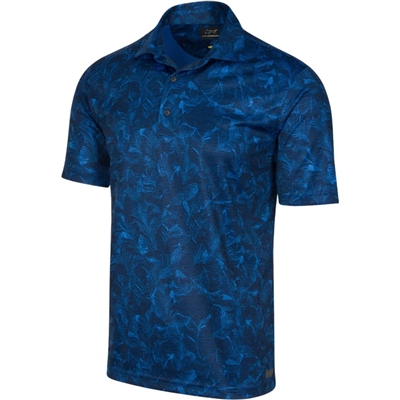 Greg Norman Illusion Stretch Polo, Ultra Blue