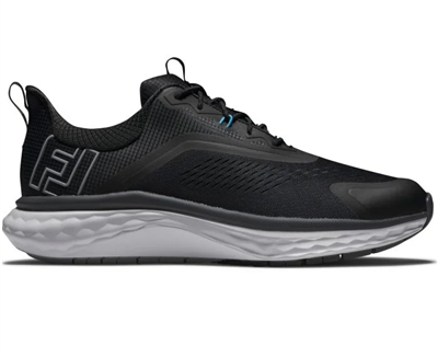 FootJoy Men's Quantum Golf Shoes, Black/White