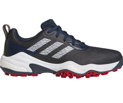 Adidas Men's Codechaos Spikeless Golf Shoes, Navy/White/Red