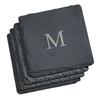 Personalized natural slate coaster gift set | affordable wedding party gift | Nuptial Necessities