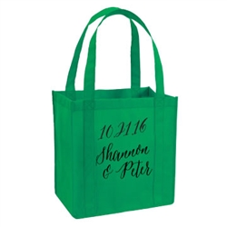 Personalized Large Recycled Gift Tote Bag - Thoughtful Wedding Party Gifts | Nuptial Necessities