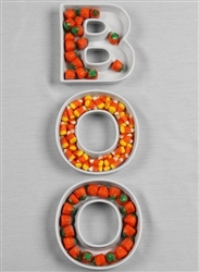 Ceramic 3-Piece "Boo" Dish Set for Your Halloween Celebration | Nuptial Necessities