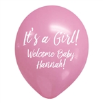 Personalized 12" Latex Balloons Birthday Party Baby Shower Wedding Shower