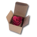 Personalized Box with Single Red Rose Wedding Favor | Nuptial Necessities