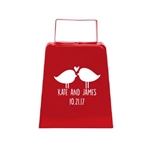 Personalized Large Cowbells Wedding or Party Favor | Nuptial Necessities