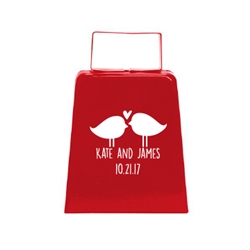 Personalized Large Cowbells Wedding or Party Favor | Nuptial Necessities