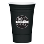 Classic party cup personalized for your wedding reception, party or other event