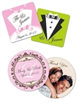 Personalized Full Color Coasters for Your Wedding Favors | Nuptial Necessities