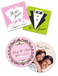 Personalized Full Color Coasters for Your Wedding Favors | Nuptial Necessities