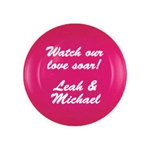 Custom Printed 9" Flying Disc or Frisbee Wedding Favor | Nuptial Necessities