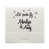 Personalized Match Book with 30 Matches Wedding or Party Favor | Nuptial Necessities
