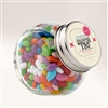 Custom Printed Wedding Themed Candy Jar - Thoughtful Wedding Favor | Nuptial Necessities