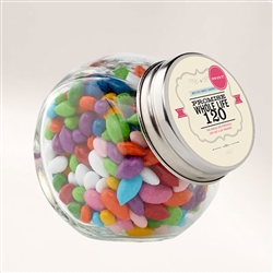 Custom Printed Wedding Themed Candy Jar - Thoughtful Wedding Favor | Nuptial Necessities