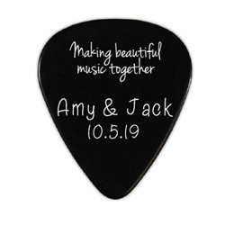 Personalized Fender Guitar Pick Wedding Favor - Cheap Wedding Favors | Nuptial Necessities