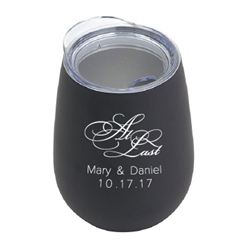 Personalized Stainless Steel Wine Tumbler Gift - A Wine Themed Wedding | Nuptial Necessities