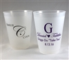 16 oz. Personalized Frosted Shatterproof Plastic Cup | Nuptial Necessities