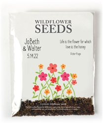 Personalized "Grow Together" Wildflower Seed Packets Wedding Favor | Nuptial Necessities