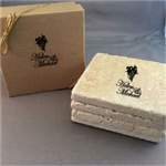 Personalized Tumbled Stone Coaster Set - Wedding Favor & Party Gift | Nuptial Necessities