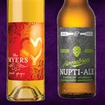 Custom Imprinted Full Color Beer Labels - Beer Themed Wedding | Nuptial Necessities