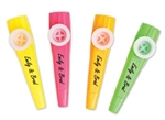 Personalized large kazoos for your wedding, party or corporate event | great for bride and groom sendoff