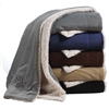 Embroidered Luxurious Sherpa Blanket - Wedding Party Gift | Nuptial Necessities