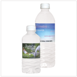 Bottled Water with Custom Printed Label