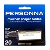 PERSONNA MINI HAIR SHAPER BLADES BLISTER CARDED COMFORT COATED (12 Pack)