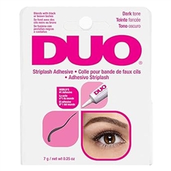 DUO Strip Eyelash Adhesive for Strip Lashes, Dark Tone, 0.25 oz, #24059 6-Pack