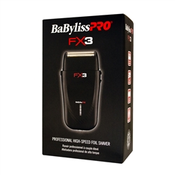 BABYLISS PRO SHAVER FOIL FX3 HIGH TORQUE #FXX3SB