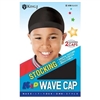 K&J KIDS STOCKING WAVE CAP BLACK #059(12PK-DZ)